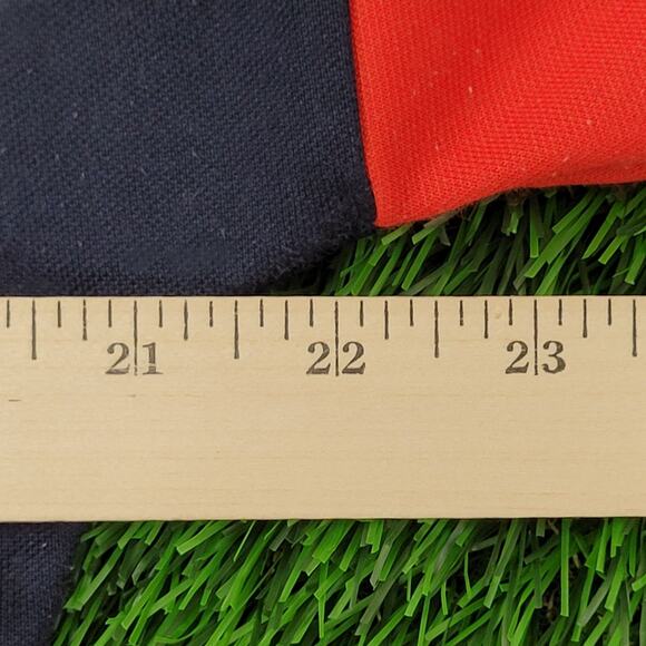 ADIDAS Colorblock Track Jacket Medium 21x26 Baggy Red Stripes - Picture 13 of 16